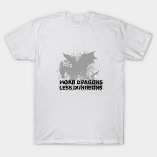 Moar Dragons Splatter T-Shirt